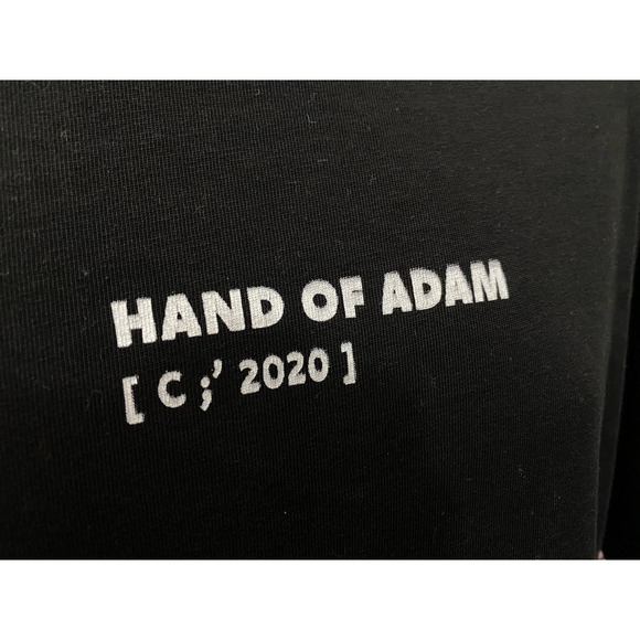 Michelangelo Hands of God and Adam Men Shirt Top Unisex Medium - Picture 5 of 11